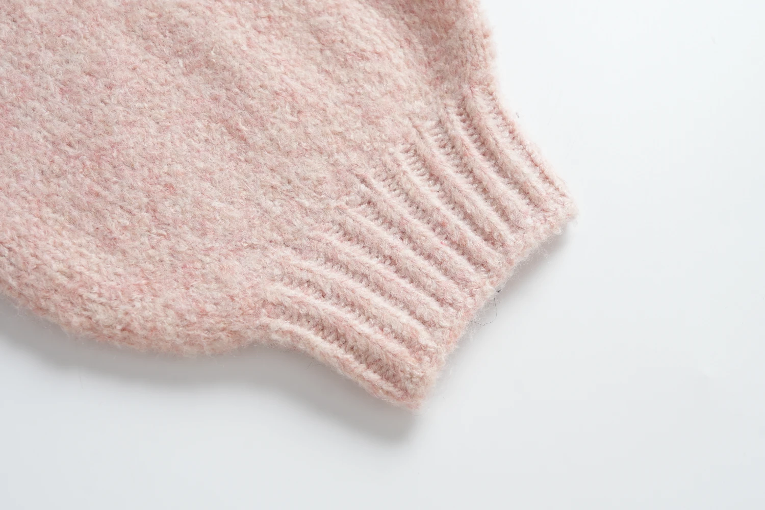 orange cable shoulder turtleneck sweater (copy)