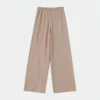 taupe knit polo top (copy)