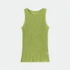 light grey knit crop cami (copy)