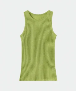 light grey knit crop cami (copy)