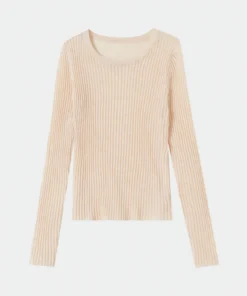 dark brown sheer knit top (copy)