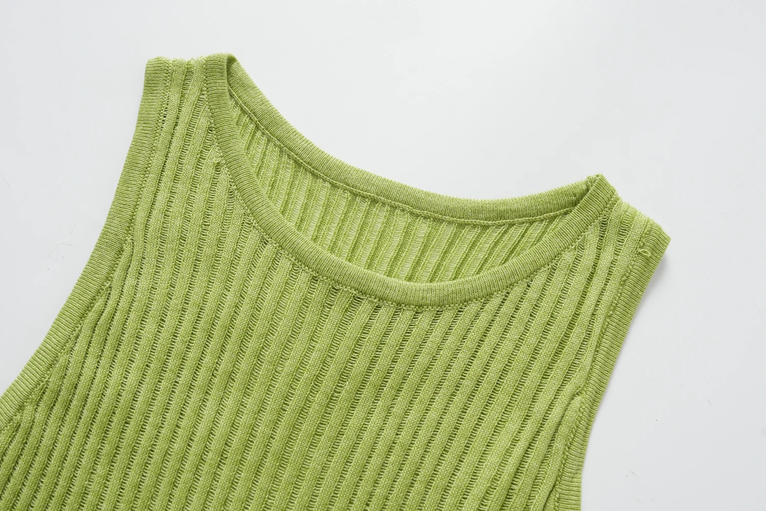 light grey knit crop cami (copy)