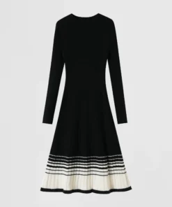 beige ribbed knit dress (copy)