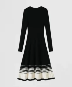 beige ribbed knit dress (copy)