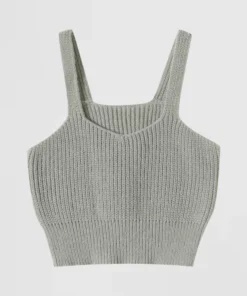 light beige ribbed knit top (copy)