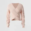 oatmeal off shoulder knit top (copy)
