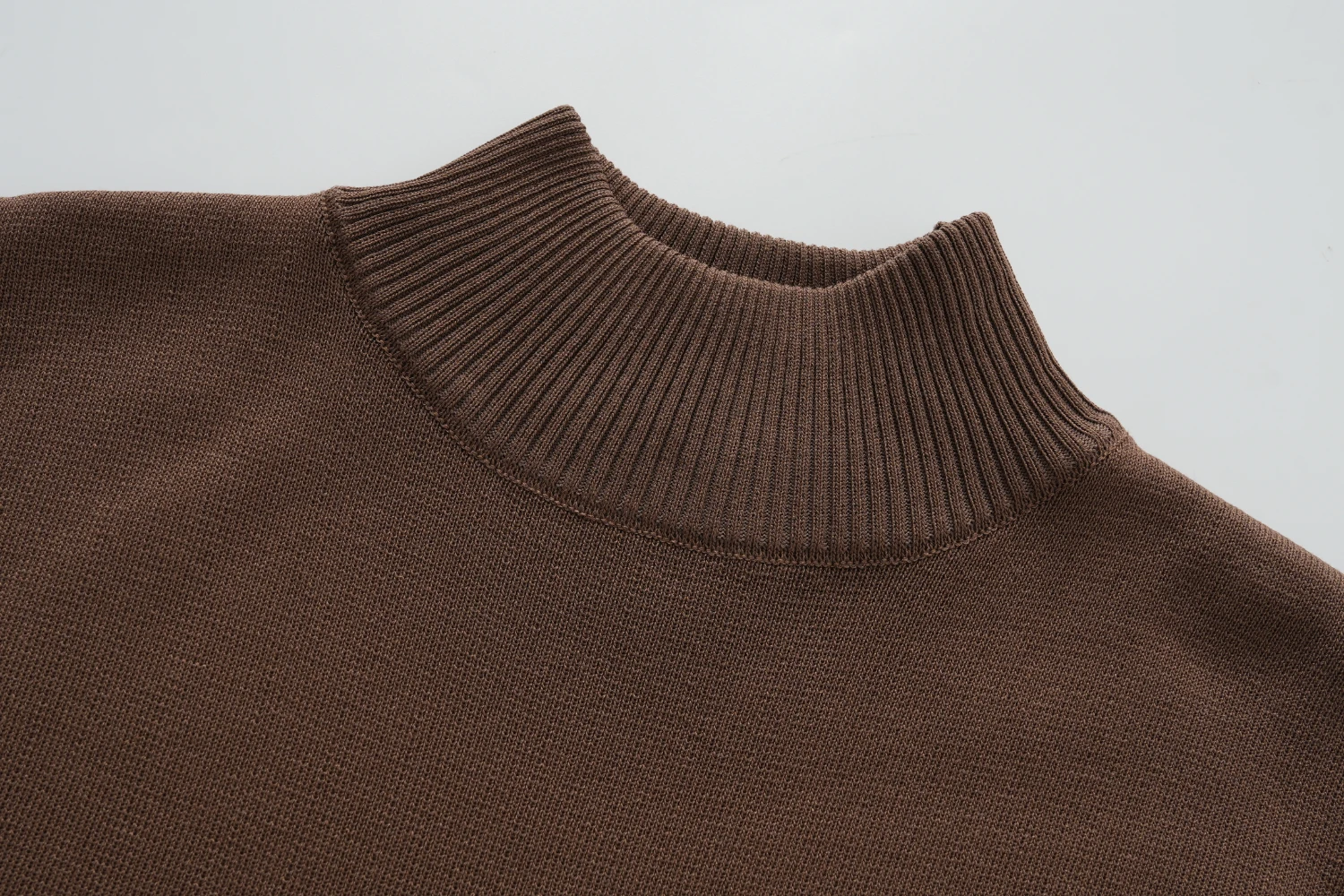 chocolate off shoulder knit top (copy)