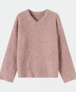 pink round neck sweater (copy)