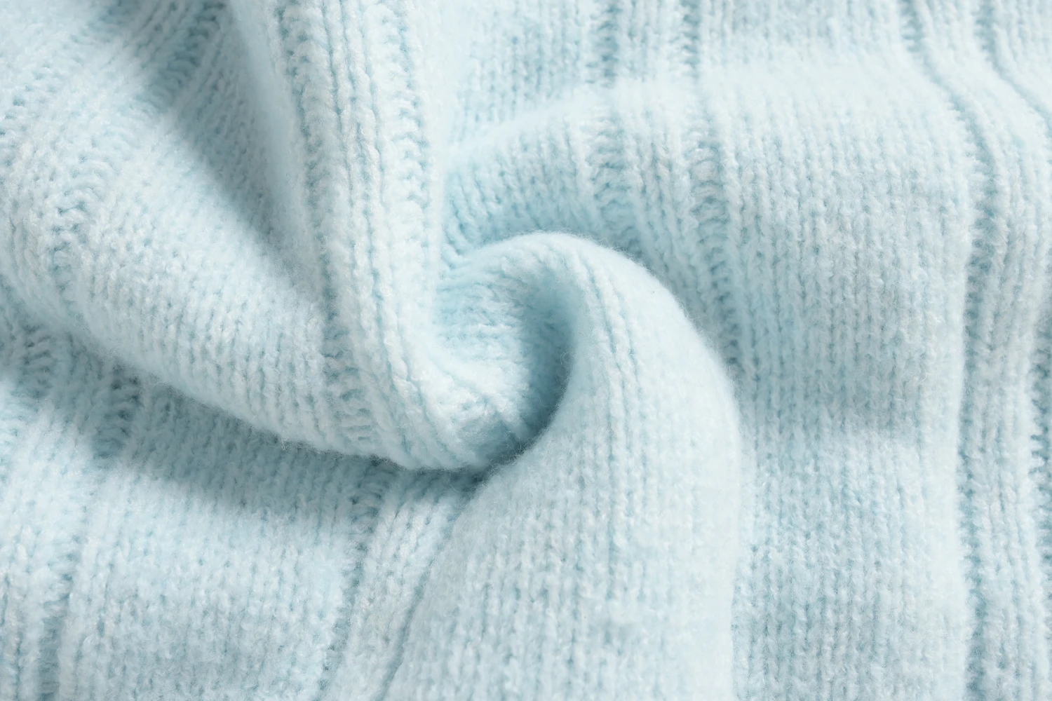 light blue cable knit sweater