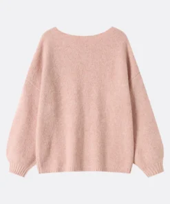 orange cable shoulder turtleneck sweater (copy)